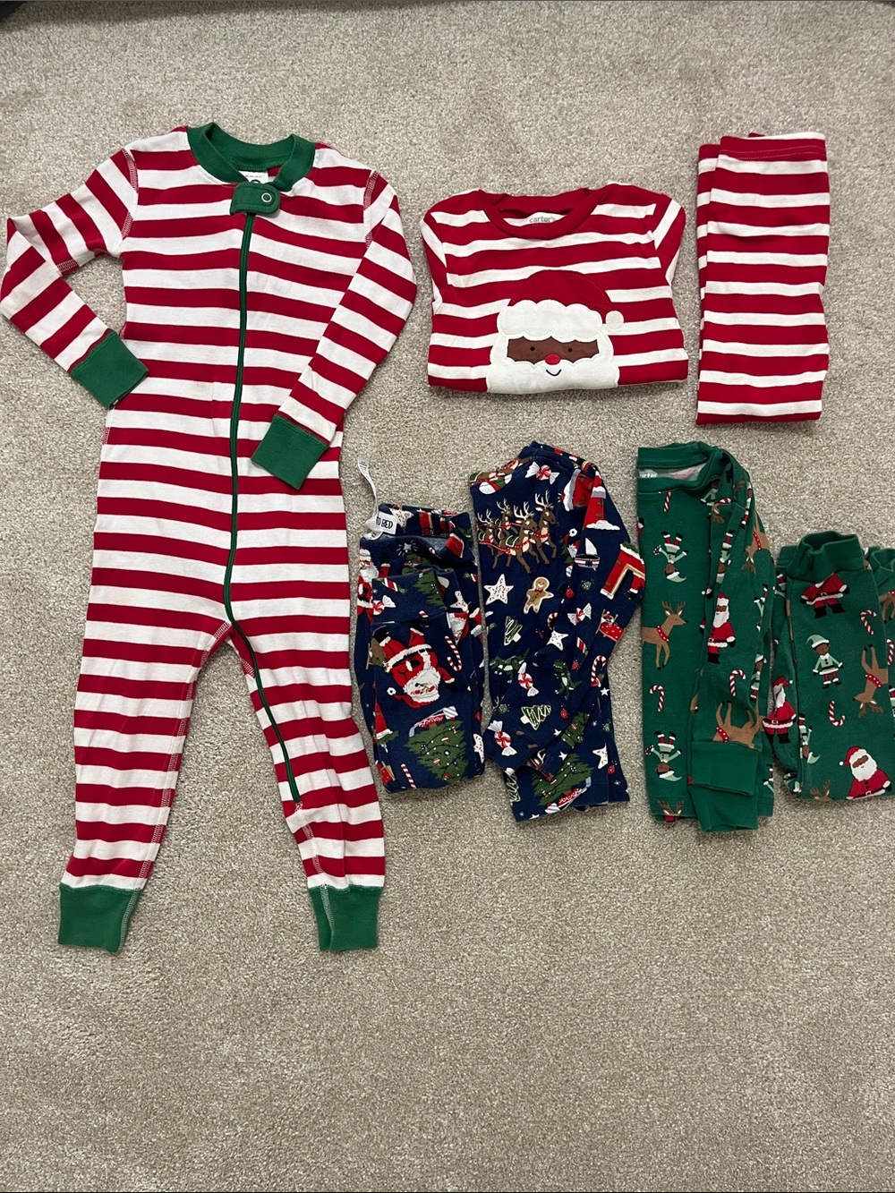 Christmas PJs Lot - 3T